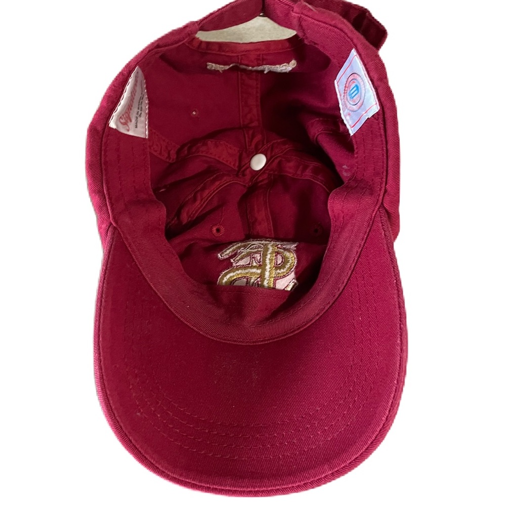 Florida State Seminoles Hat Cap Mens Signatures Brand Maroon Yellow Adjustable - Picture 5 of 7